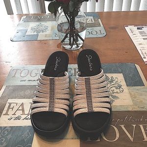 Skechers wedge sandal -size 9